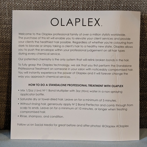 2 Olaplex treatments. Barcodes shown for authentic - Picture 5 of 6